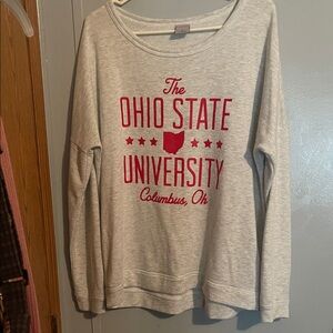 Ohio State University Gray Long Sleeve Tee